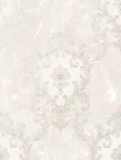 Image of Rasch Sienna Damask Pearl Vasari Metallic Italian Luxury Wallpaper 534375