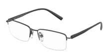 Image of Starck SH 2053T glasses in 0001 matte black + Starck spectacle case and cloth