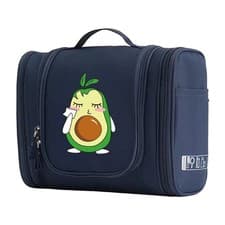 Image of Avocado Toiletry Bag Hanging Cosmetic Makeup Bag Wash Storage Travel Handbag