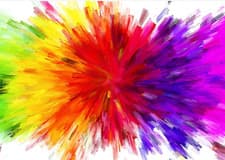 Image of Colourful Abstract V003 Wall Art Wall Mural Wallpaper fit with standard paste