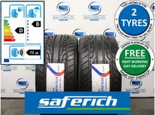 Image of X2 275/35ZR20 275 35 20 102W XL M+S SAFERICH NEW TYRES *AMAZING 'B' RATED!* PAIR