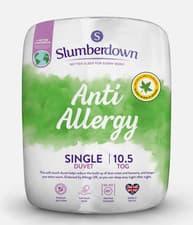 Image of Slumberdown Anti Allergy, Anti Bacterial 10.5 Tog All Year Round Duvet, Single