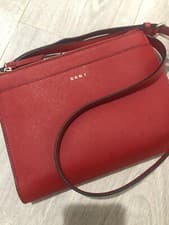 Image of DKNY, Red Shoulder Bag, RRP £140.00
