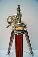 Image of Royal Vintage Style Wooden Tripod Stand Floor Lamp Home Decor Without Shade