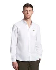 Image of Genuine Lyle & Scott Men’s Oxford Shirt – Regular Fit, Button Down Collar, Long
