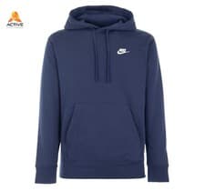 Image of Nike Men's Club Fleece Hoodie Pullover Warm Sportswear Sweatshirt BV2654