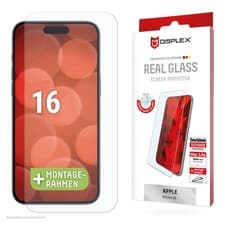 Image of Displex Tempered Glass 2D / Clear (10H) Screen Protector for Apple iPhone 16 Pho