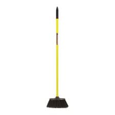 Image of Faulks & Cox Red Gorilla Poly Yard Broom With Handle Lightweight Flared Bristles
