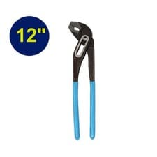 Image of 12" Adjustable Pump Plier 300mm Plumber Pipe Wrench Soft Grip Waterpump