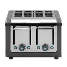 Image of Dualit Architect 4 Slice Toaster in Grey & Polished Steel