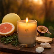 Image of 130g Scented Candles Natural Soy Wax Aromatic Home Fragrance 1 Wick Gift Candle