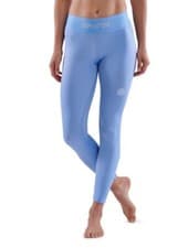 Image of SKINS SERIES-1 WOMEN’S 7/8 TIGHTS SKY BLUE Size Medium GENUINE RRP £84.95 #FF2