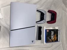 Image of Sony PlayStation 5 Slim 1TB White Game Console Disc Drive