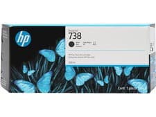 Image of HP 738 300ml Black DesignJet ink Cartridge Original High Yield (XL) 498N8A