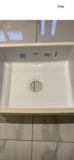Image of White Ceramic Under-mounted mounted Belfast Sink.
