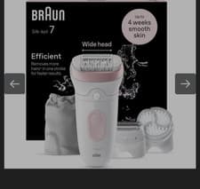 Image of Braun Silk-épil 77-060 Epilator Wet & Dry Electric Hair Remover for Legs & Body