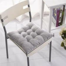 Image of Dining Chair Seat Pad Removable Thick Dumpy Cushion Kitchen Seat Pads with Ties*