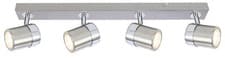 Image of 4 Way Ceiling Spotlight Adjustable Kitchen Bar Spot Light LED GU10 Bulbs Lamp