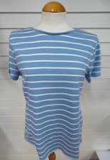 Image of Crew Clothing Company - Women's Breton T-Shirt - Blue/White Stripe