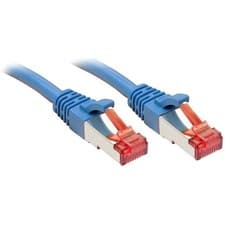 Image of LINDY 47715 Network cable patch CAT 6 S/FTP Blue 0.30 m