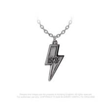 Image of AC/DC - FLASH LOGO - PEWTER PENDANT - BRAND NEW - MUSIC PP524