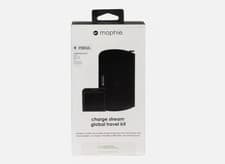 Image of Mophie Charge Stream Global Travel Kit Wireless Charger with World Plug Adapters