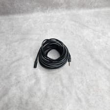 Image of Maplin 3.5mm Aux Stereo TRS Jack Plug to Female Extension Cable 10m Black