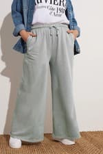 Image of Yours Curve Women's Plus Size Wide Leg Joggers