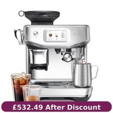 Image of Sage The Barista Touch Impress Cold Brew SES882BSS Coffee Machine Brushed Steel*
