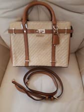 Image of GUESS EMILEE Luxury Satchel/Handbag with Shoulder Strap. Brand New Never Used