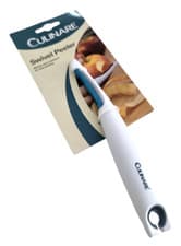 Image of Culinare Stainless Steel Swivel Peeler 18cm Wide Handle Built in Blemish Remover
