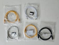 Image of 5x RJ 45 part cord (mixed of Cat 5 / 6) Lenght: around 1m