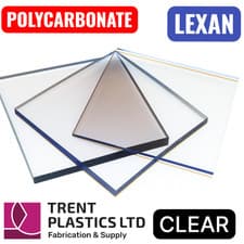 Image of Solid Polycarbonate Sheet Cut to Size Palsun Security Plastic Clear Unbreakable