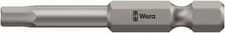 Image of Wera 840 Extra Tough Hex Tamperproof Security 89mm Screwdriver Bits, 2mm-6mm