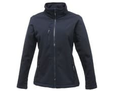 Image of Regatta Womens Octagon 3-Layer Softshell Jacket Zip Up Coat Water Resisitant