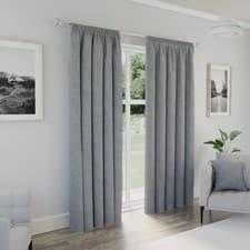 Image of Blackout Lined Pencil Pleat Curtains Enhanced Living Dallas Grey