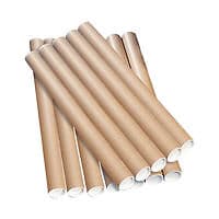Image of Postal Tube 760x76mm Brown Kraft (Pack of 12) PT-076-15-0760
