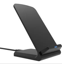 Image of Zenso Fast Wireless Charger Stand - Adjustable Angle - Qi-Certified (Black) New