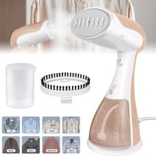 Image of 1500W Handheld Steamer for Clothes Garment Steamer Iron Removes Wrinkle for Home