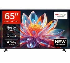 Image of TCL T6C 65" QLED 4K HDR Smart Fire TV with Freely - 65T6C-UK - REFURB-A