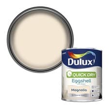 Image of Dulux 5358160 Quick Dry Eggshell Paint - Magnolia - 750ML