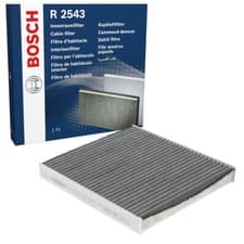 Image of Bosch 1987432543 Carbon Pollen Filter Fits Audi Seat Skoda VW Golf Cupra Genuine