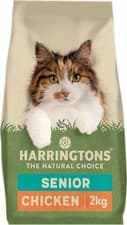 Image of Harringtons - Dry Senior Cat Food with Freshly Prepared Chicken - 4x2kg