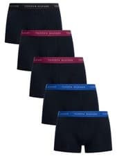 Image of Tommy Hilfiger 5 Pack Signature Cotton Essentials Trunks Navy BRAND NEW