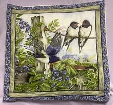 Image of Quilted Bird 3 Cushion Cover