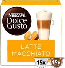 Image of Dolce Gusto Latte Macchiato Coffee Pods (Pack of 3, Total 90 Capsules)