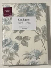 Image of Sanderson Eglantine Double Size Duvet Cover Set With Two Pillowcases