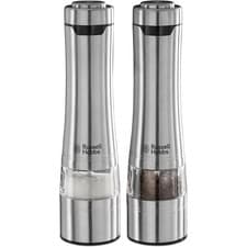 Image of Russell Hobbs, Electric Stainless Steel Salt & Pepper Mill Set, 23460-56