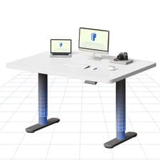 Image of FLEXISPOT CylineX Electric Standing Desk One Piece Desktop Height Adjustable Sit