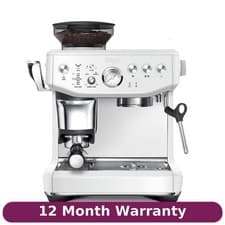 Image of Sage The Barista Express Impress SES876SST Coffee Machine 1850 Watts Sea Salt.